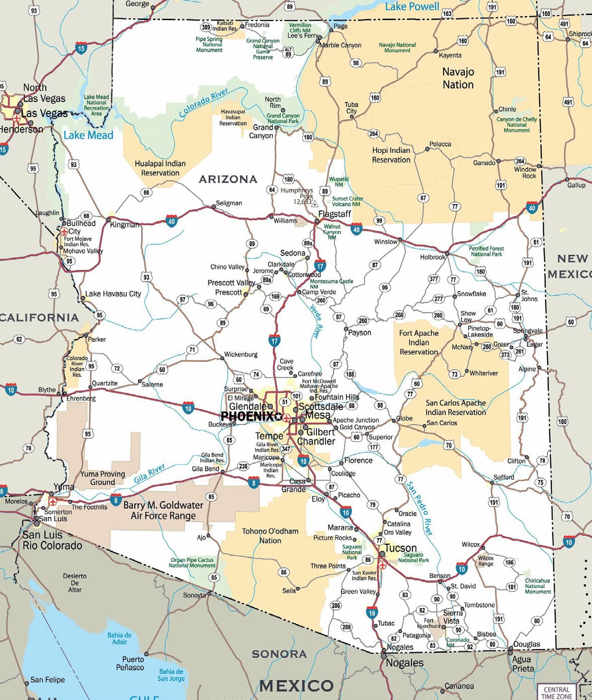 High Creek target area map