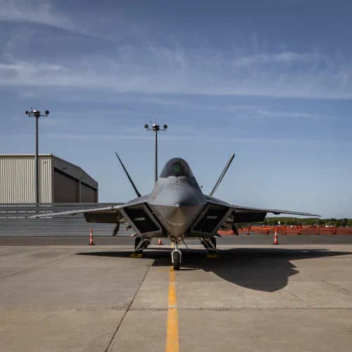 U.S. Air Force F-22 Raptor fighter jet